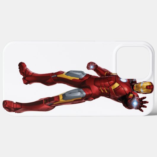 Iphone 13 pro Max Hoesjes in Ironman Schiet op sen (Achterkant (horizontaal))