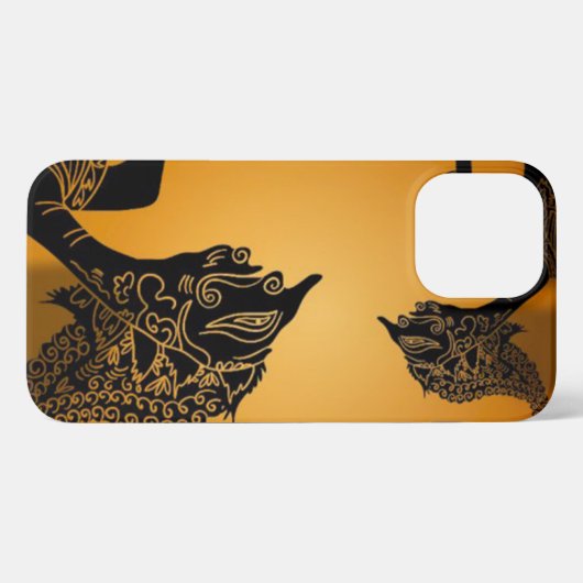 IPhone 13 Pro Max Hoesjes Wayang iPhone Hoesje (Achterkant horizontaal)