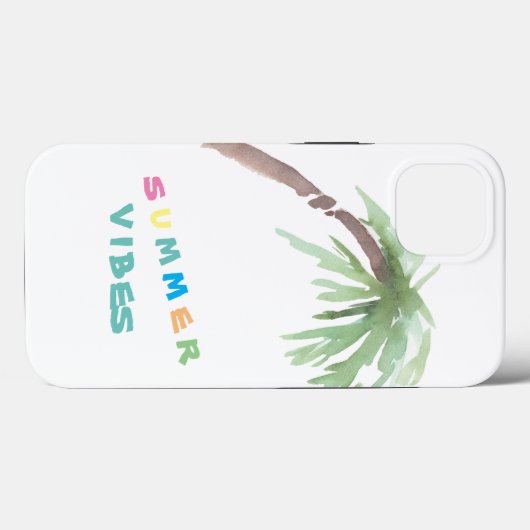 iPhone 13 Summer Vibes Palm Tree Case-Mate iPhone Case (Achterkant (horizontaal))
