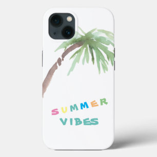 iPhone 13 Summer Vibes Palm Tree Case-Mate iPhone Case
