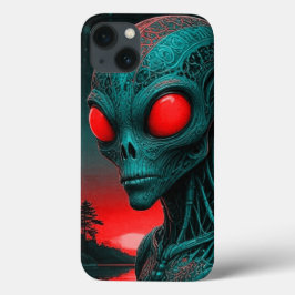 iPhone 13 telefoonhoesje met buitenaards thema Case-Mate iPhone Case