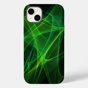 iphone 14 abstracte zwarte groene hoesjes plus