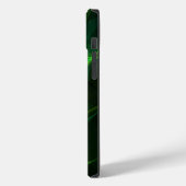 iphone 14 abstracte zwarte groene hoesjes plus (Achterkant / Links)