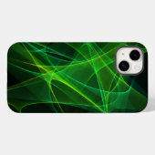iphone 14 abstracte zwarte groene hoesjes plus (Achterkant (horizontaal))