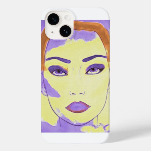 iPhone 14 Hoesje Art Deco Vrouwen Schilderstijl (Achterkant)