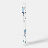 iPhone 14 Hoesje-Blauwe Bloemen Case-Mate iPhone Case (Achterkant / Links)