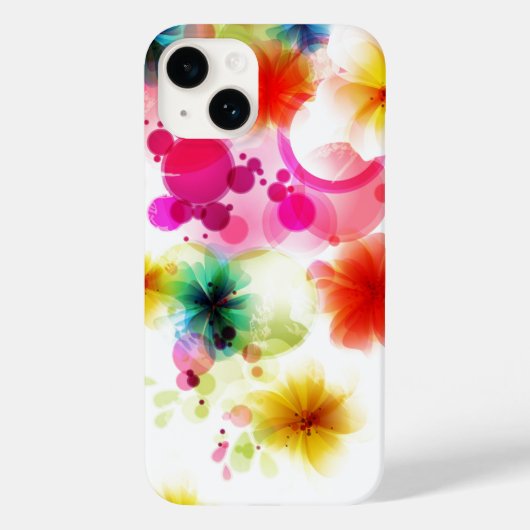 iPhone 14 Hoesje-bloemen Case-Mate iPhone Case (Achterkant)