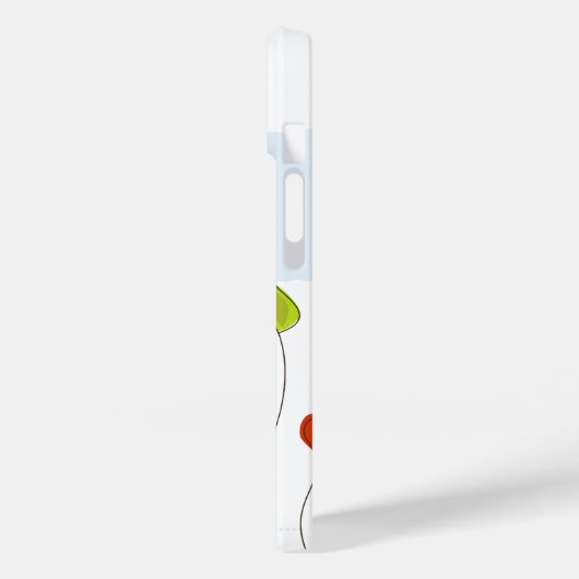 iPhone 14 Hoesje-Gepeilde Bloemen Case-Mate iPhone Case (Achterkant / Links)