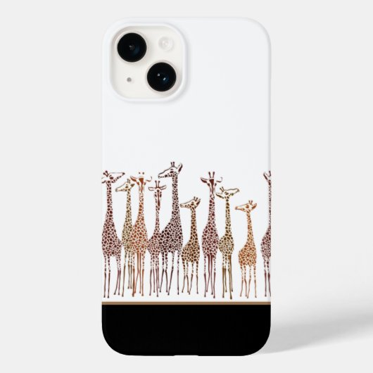 iPhone 14 Hoesje-Giraffes Case-Mate iPhone Case (Achterkant)