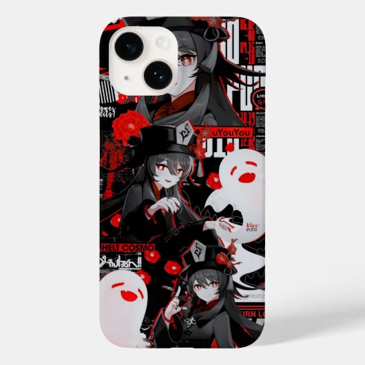 iPhone 14 hoesje Hutao (Genshin impact) (Achterkant)