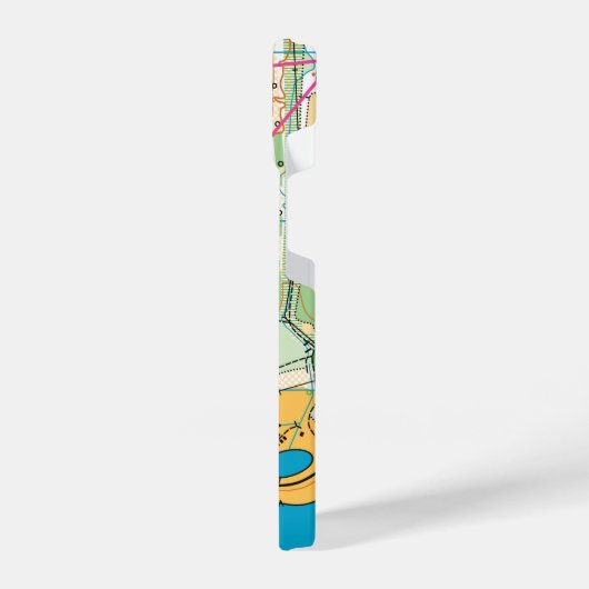 iPhone 14 hoesje - Orienteercursus iPhone Hoesje (Linkerkant)