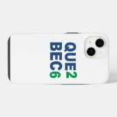 iPhone 14 Hoesje QUEBEC 26 (Achterkant horizontaal)