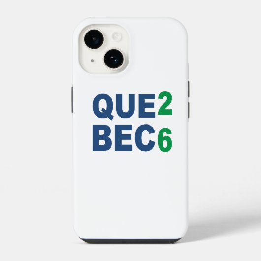 iPhone 14 Hoesje QUEBEC 26 (Achterkant)