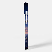 iPhone 14 Hoesje • Sci-Fi Futuristische Stadslands (Achterkant / Links)