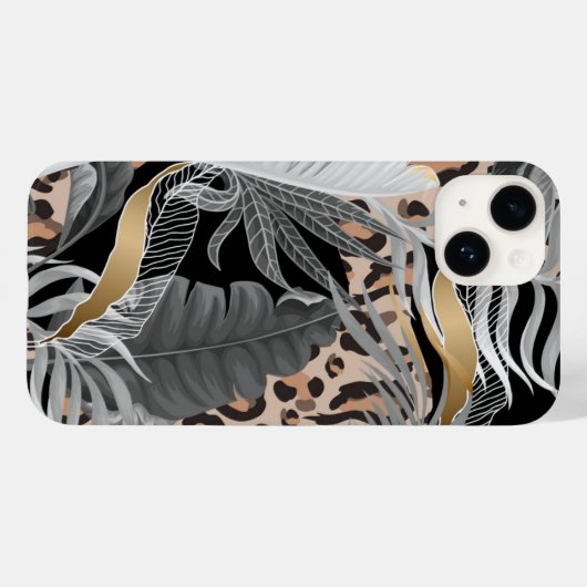 iPhone 14 Hoesje-Tropical Palms Hoesje-Mate iPhone Case-Mate iPhone Case (Achterkant (horizontaal))