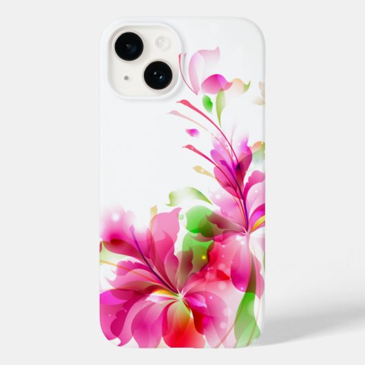 iPhone 14 Hoesje-tropische Floral Case-Mate iPhone Case (Achterkant)
