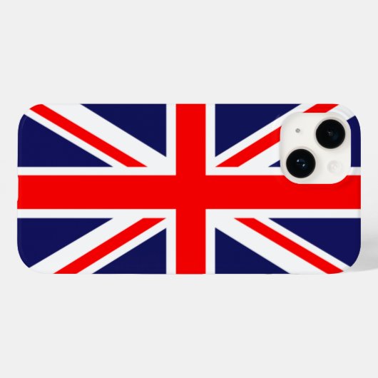 iPhone 14 Hoesje-Union Jack-vlag Case-Mate iPhone Case (Achterkant (horizontaal))