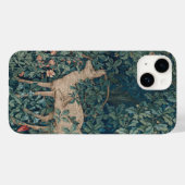 iPhone 14 hoesje William Morris kunst (Achterkant (horizontaal))