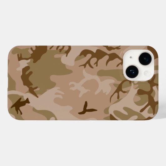iPhone 14 Hoesje-woestijn Camo Case-Mate iPhone Case (Achterkant (horizontaal))