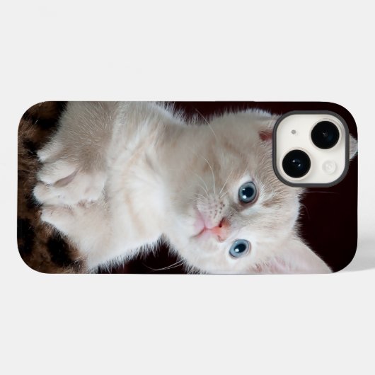 iphone 14 hoesjes kattenliefde (Achterkant (horizontaal))