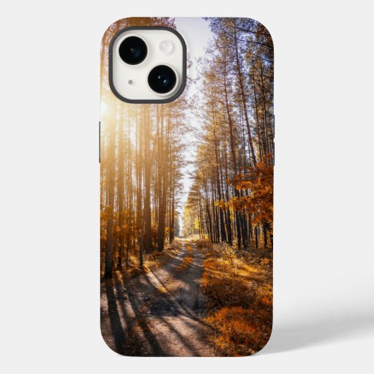 iPhone 14 Hoesjes met poëtische natuur afbeeldinge (Achterkant)