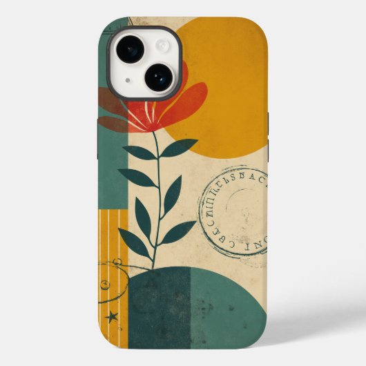 iPhone 14 Hoesjes (ModernVintageFusion) (Achterkant)