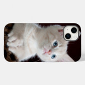 iphone 14 hoesjes plus kattenliefde (Achterkant (horizontaal))