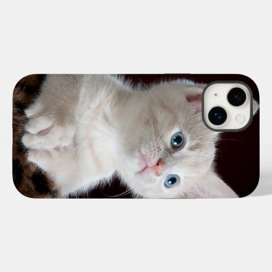 iphone 14 hoesjes plus kattenliefde (Achterkant (horizontaal))