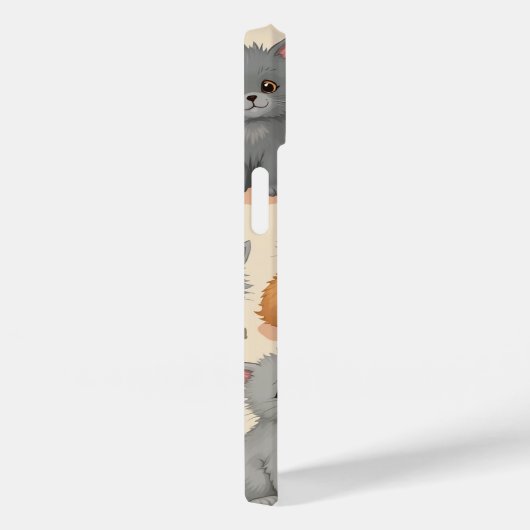 iPhone 14 Hoesjes Schattige kittenpatroon Telefoon (Achterkant / Rechts)