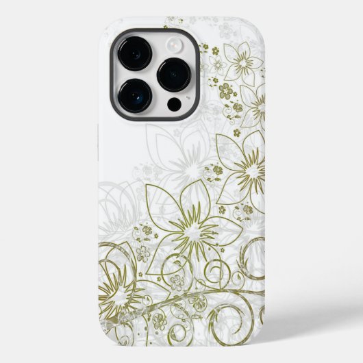 iphone 14 hoesjes voor bloemenkunst (Achterkant)
