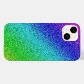 iPhone 14 Hülle Glänzend Regenbogen Glitzer Bunt Case-Mate iPhone Case (Achterkant (horizontaal))