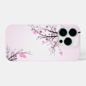 iPhone 14 Pro hoesje met kersbloesem iPhone Hoesje (Achterkant horizontaal)