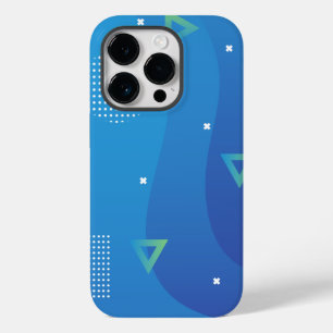 iPhone 14 Pro Hoesjes: prachtig blauw design Case-Mate iPhone 14 Pro Hoesje