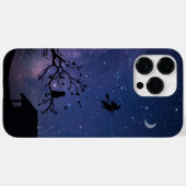 iPhone 14 Pro Max Hoesje – Blauwe Halloween Illust (Achterkant (horizontaal))