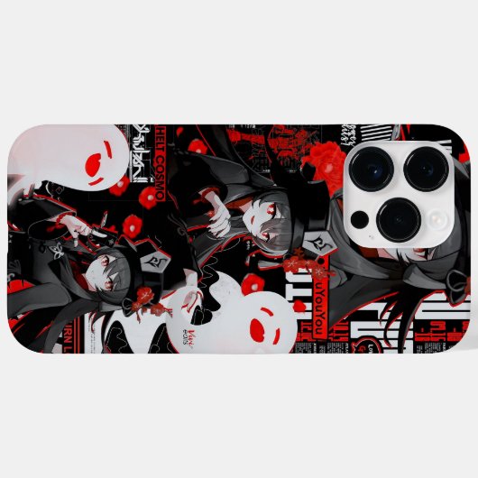 iPhone 14 pro Max hoesje hutao (Genshin impact) (Achterkant (horizontaal))