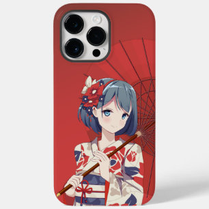 iPhone 14 Pro Max Red Anime Hoesje Hoesje voor mei