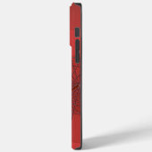 iPhone 14 Pro Max Red Anime Hoesje Hoesje voor mei (Achterkant / Links)