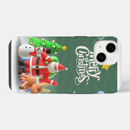 iPhone 14 Robuust Hoesje, glanzend iPhone Hoesje (Achterkant horizontaal)