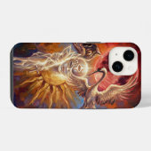 iPhone 14 Stevige Hoes, Glanzend Hoesje (Achterkant horizontaal)