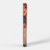 iPhone 14 Stoer Hoesje, Glanzend met hart liefde iPhone Hoesje (Rechterkant)