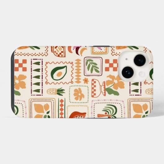 iPhone 14 zwaar Hoesje | Dubbellaagse bescherming iPhone Hoesje (Achterkant horizontaal)