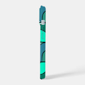 Iphone 15 70' Blauw design iPhone 15 Case (Linkerkant)