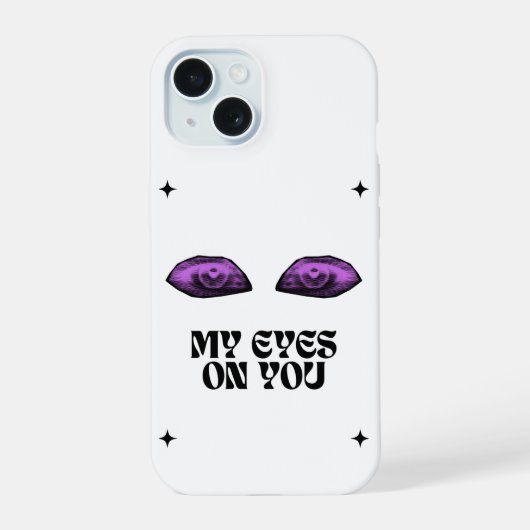  iPhone 15 Case Cool Minimal Aesthetic Phone Cover (Achterkant)