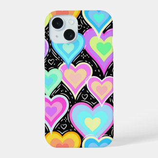 iPhone 15 Cases "Hearts" iPhone 15 Case