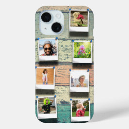 iPhone 15 gepersonaliseerde 7 fotocollage iPhone 15 Case