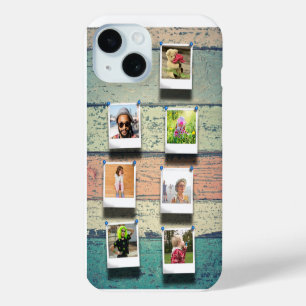 iPhone 15 gepersonaliseerde 7 fotocollage Case