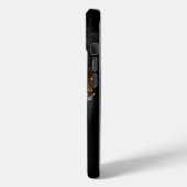 iPhone 15 Hoesje - Geloof en kracht met Cross & L (Achterkant / Links)