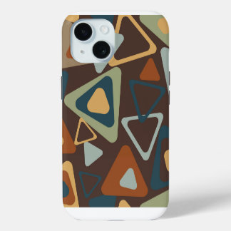 iPhone 15 Hoesje Met Midden Jaren 70 Driehoeken