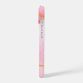 iPhone 15 Hoesje Roze Lily Lady/Girl/Woman (Linkerkant)