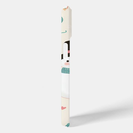 iPhone 15 Hoesjes-Cat sneeuwpop Case-Mate iPhone Case (Achterkant / Rechts)